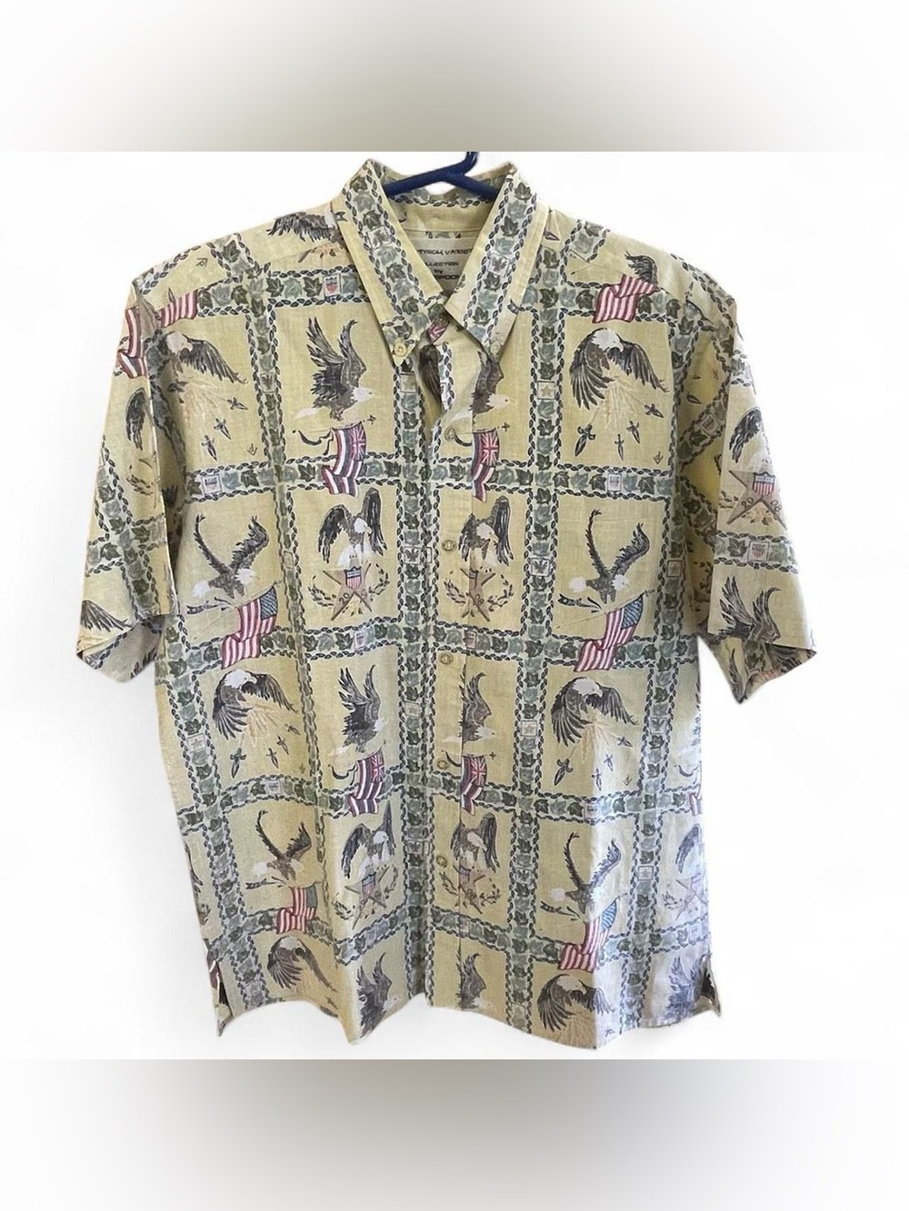 VTG Reyn Spooner Dietrich Varez commemorative 4th of July 2008 shirt L
